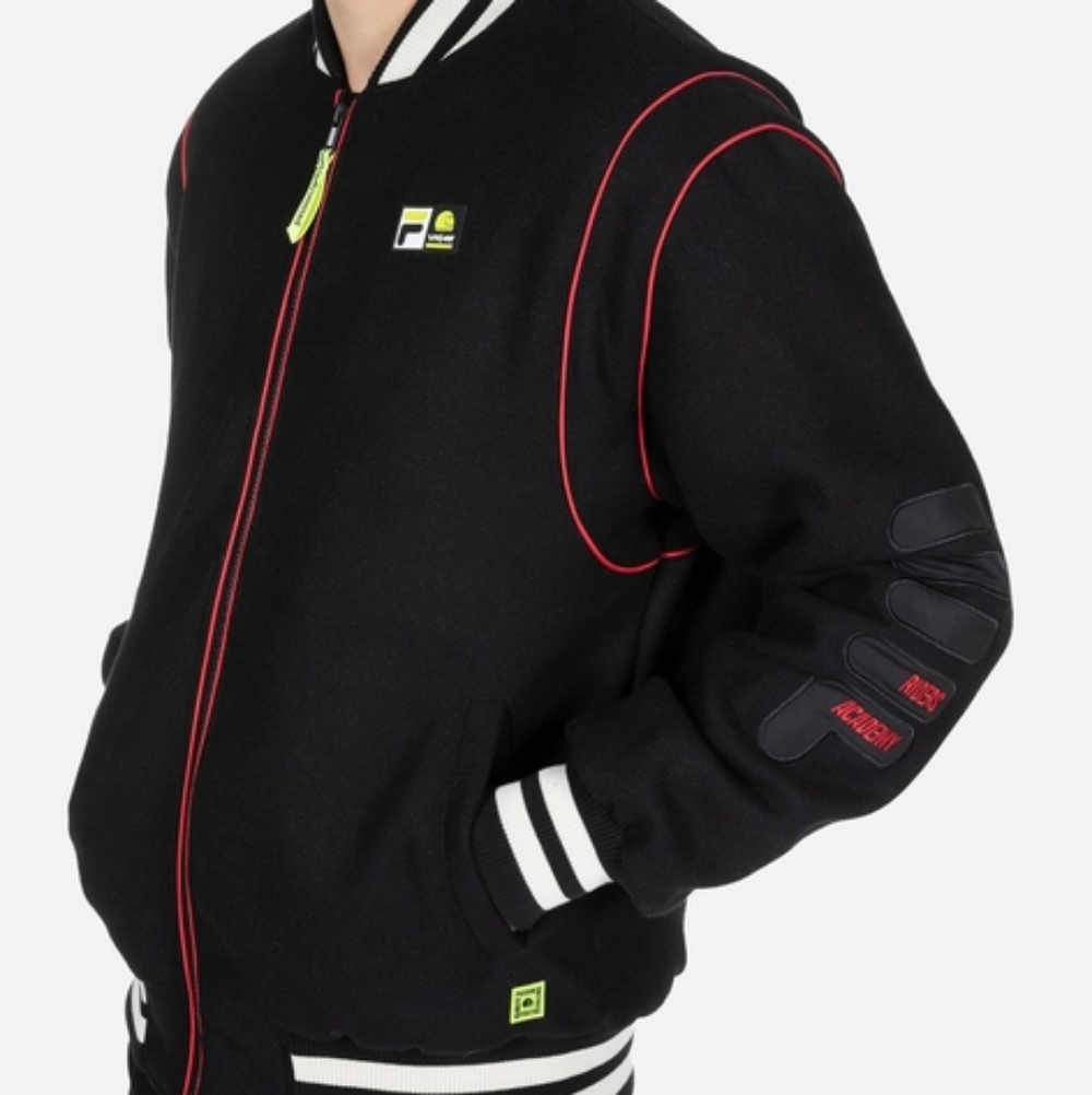 Fila Bomber Jacket for Men Black